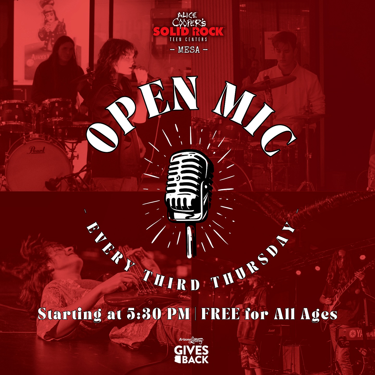 Open Mic for ages 12 - 20 years old -In Mesa