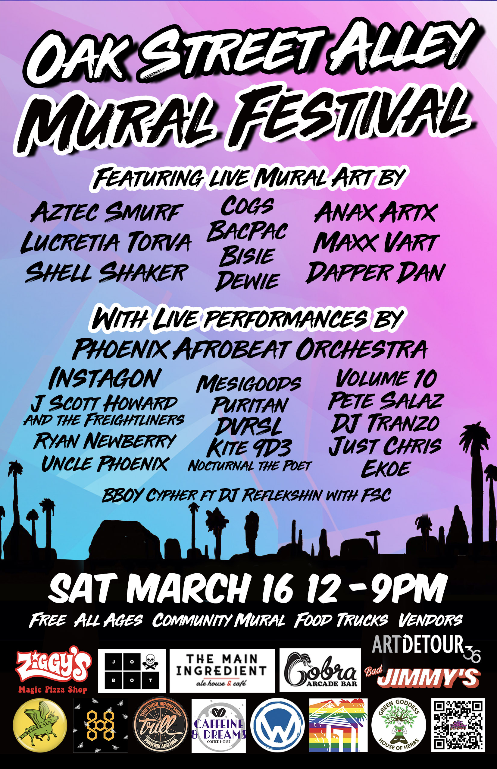 Oak Street Alley Mural Festival