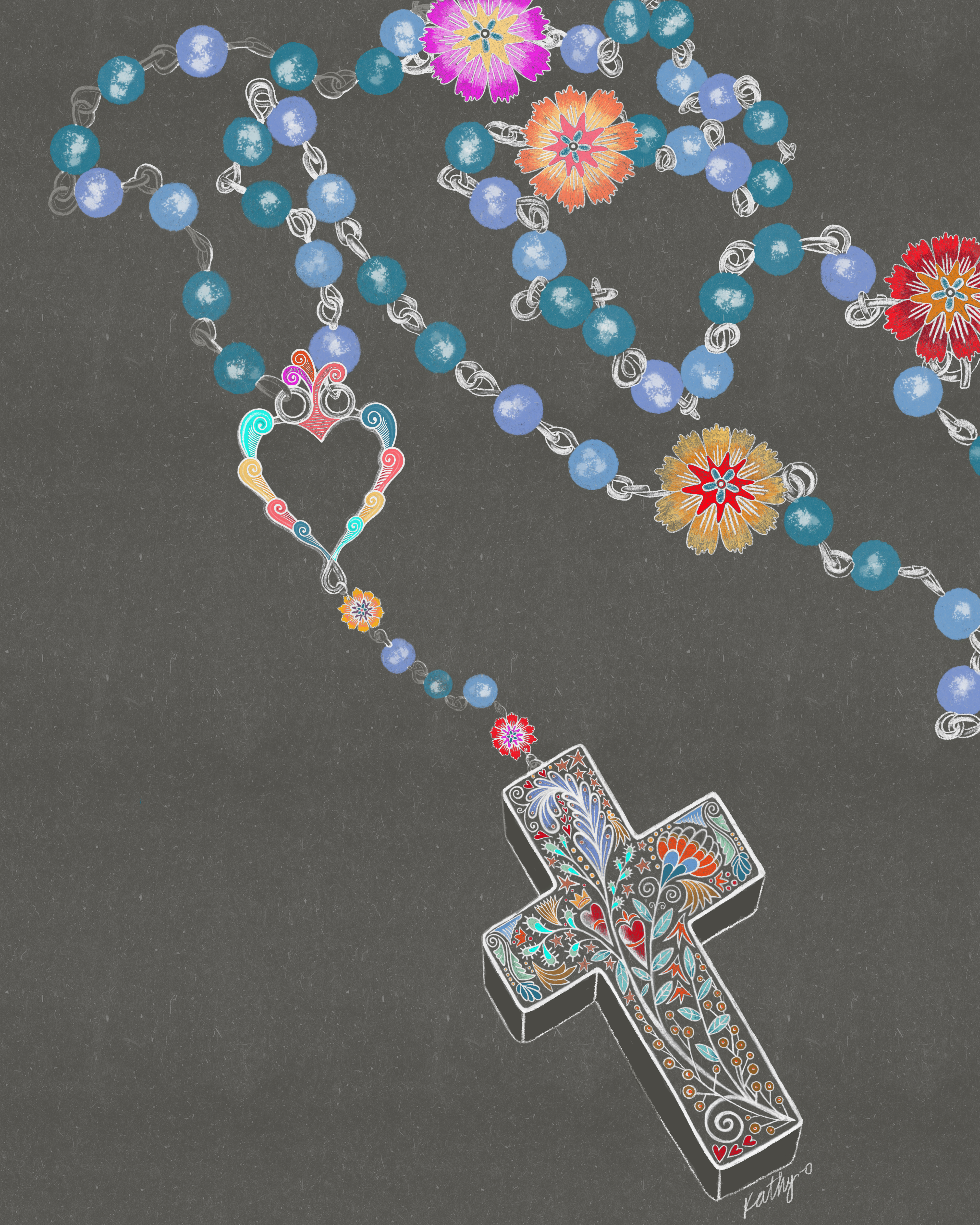 Rainbow Rosary - Image 1