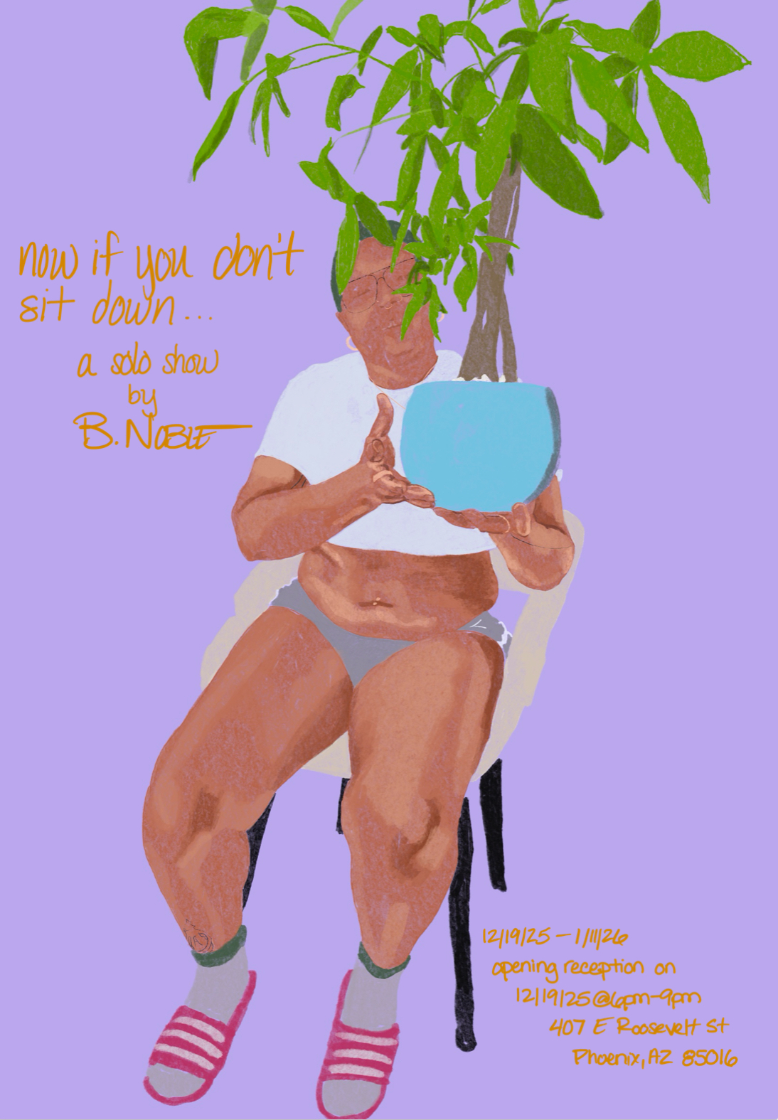 "now if you don't sit down..."