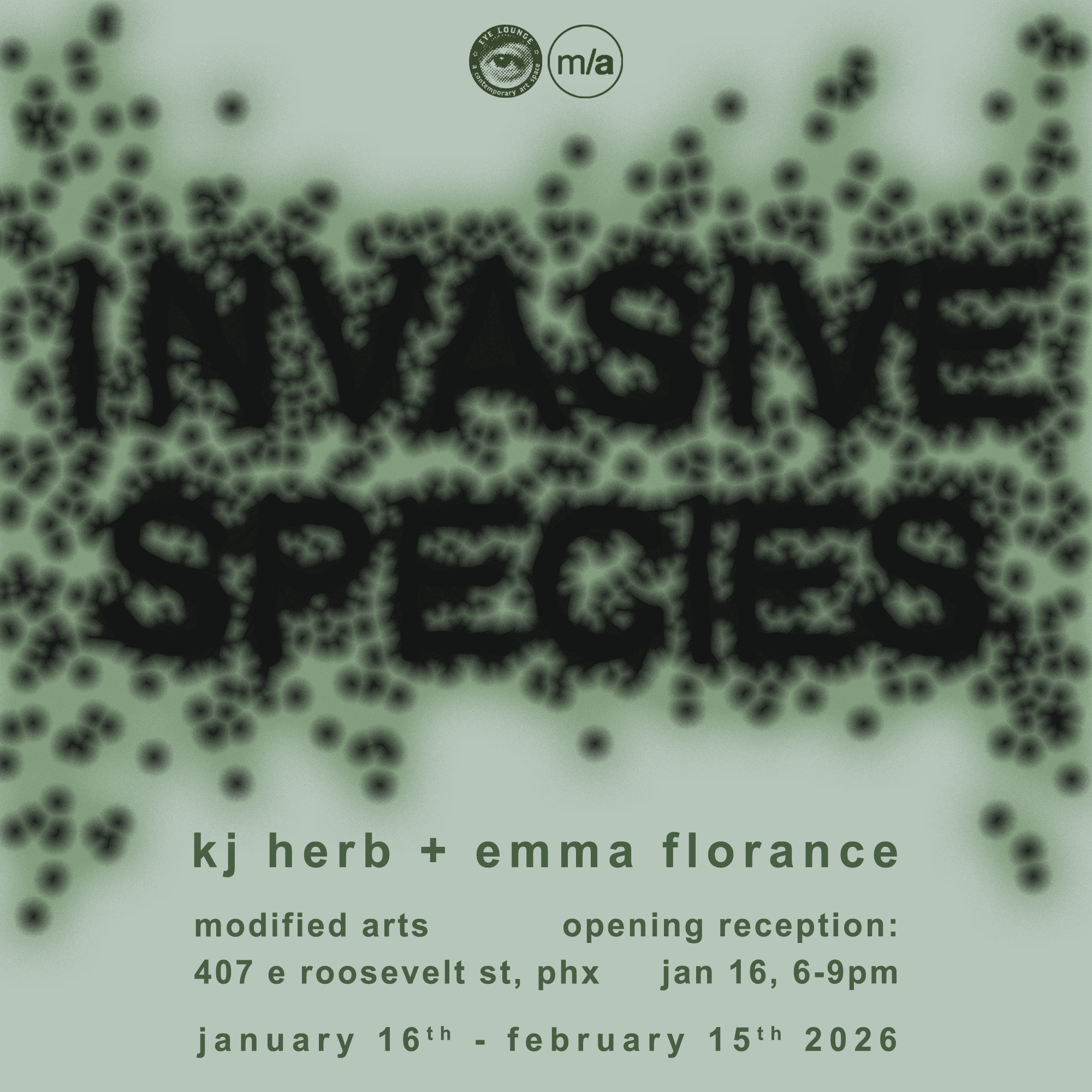 Invasive Species: Duo Exhibition presented by KJ Herb and Emma Florance