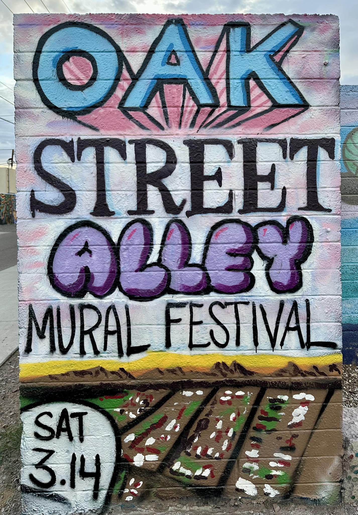Oak Street Alley Mural Festival