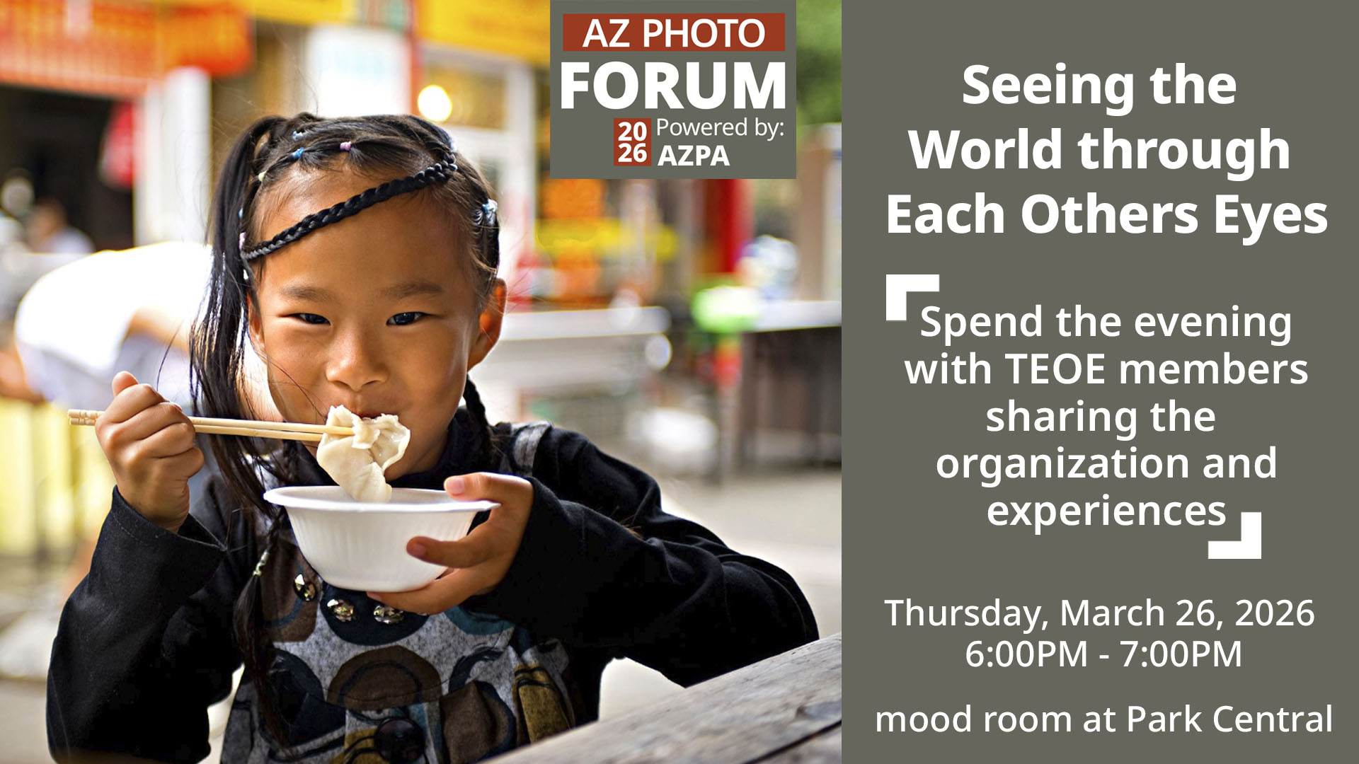 Seeing the World Through Each Others Eyes