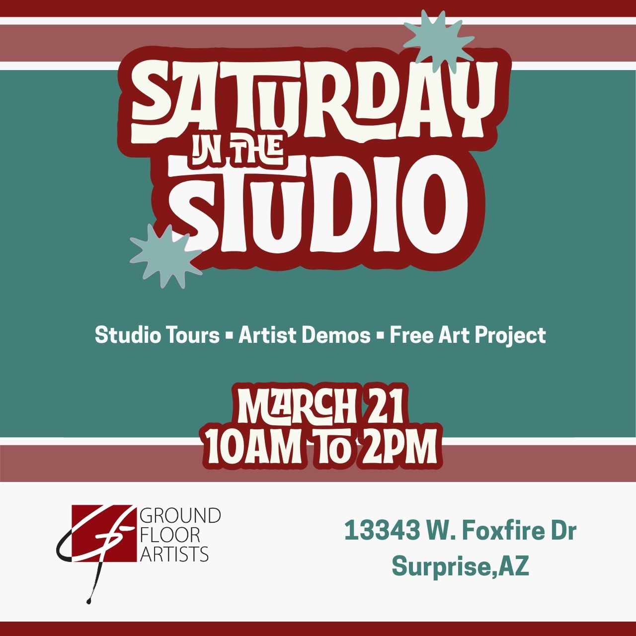 Saturday in the Studio