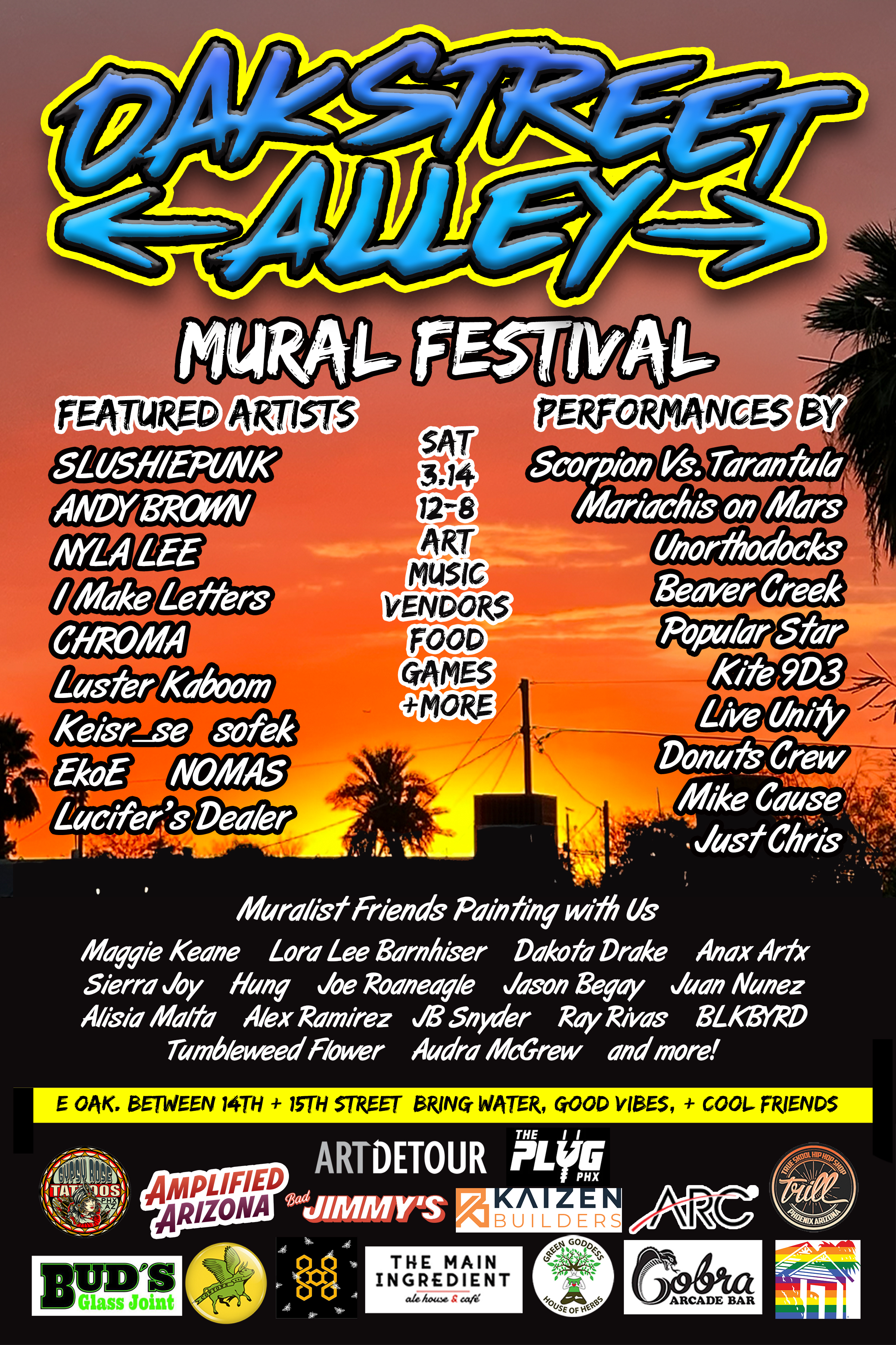 Oak Street Alley Mural Festival