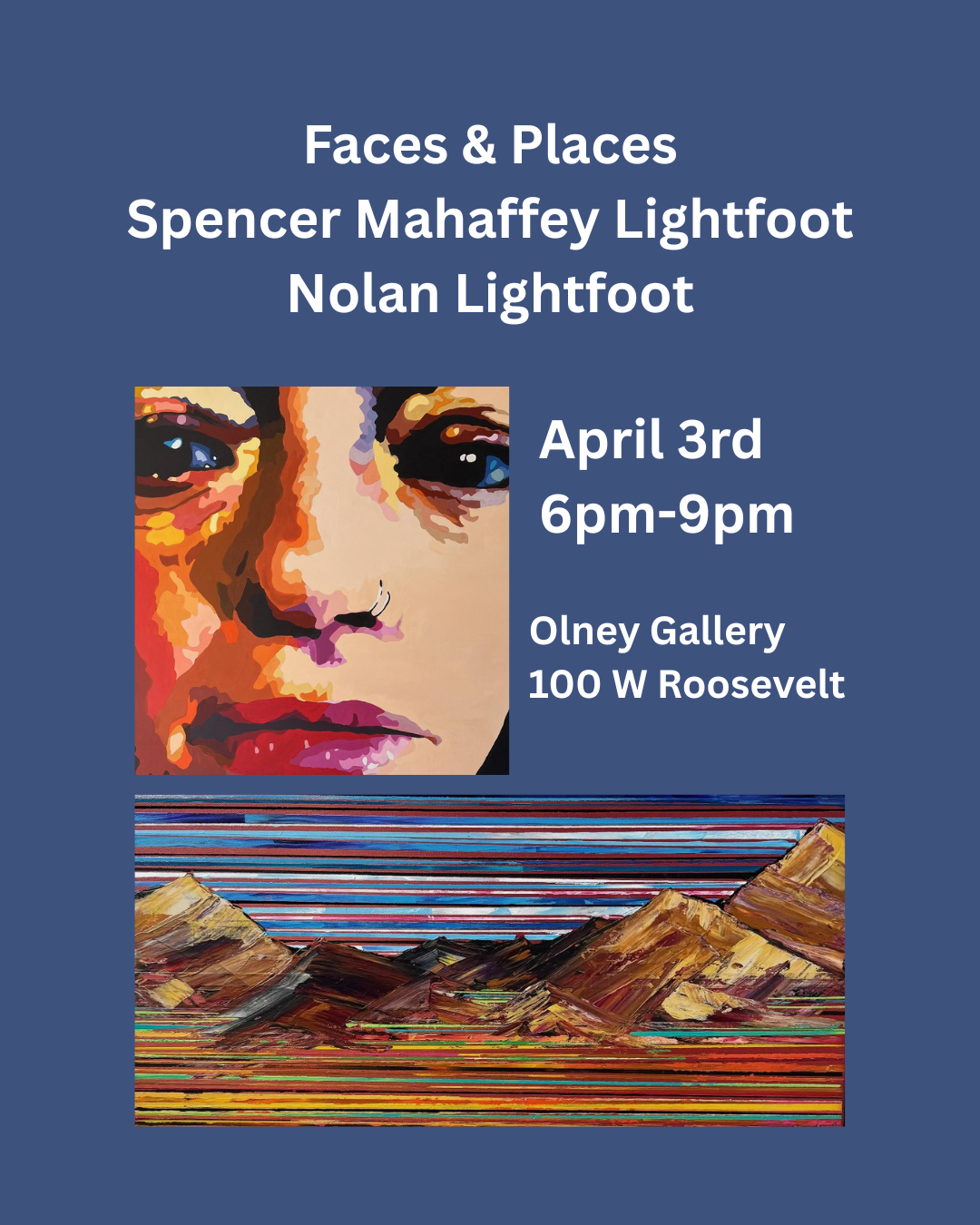 Faces and Places - Spencer Mahaffey Lightfoot and Nolan Lightfoot