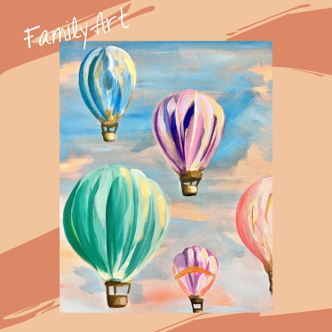 Family Art - Hot Air Balloons