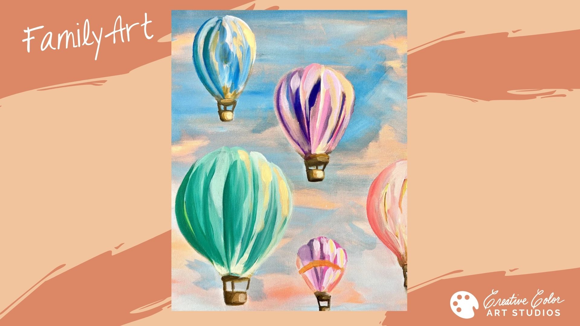 Family Art - Hot Air Balloons