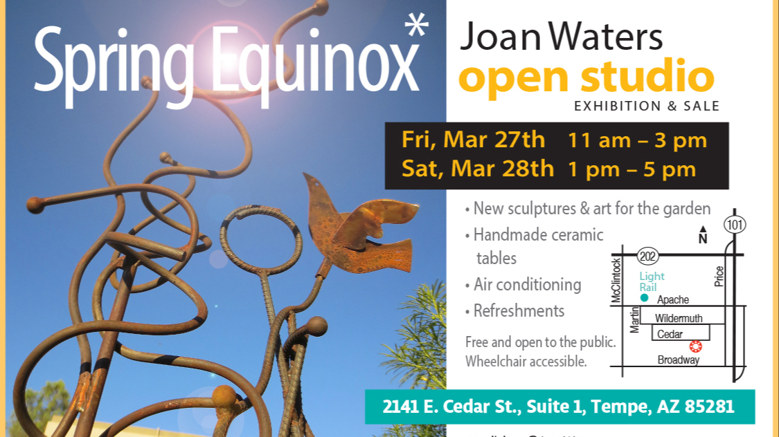 Joan Waters Open Studio "Spring Equinox" 3/27 & 28