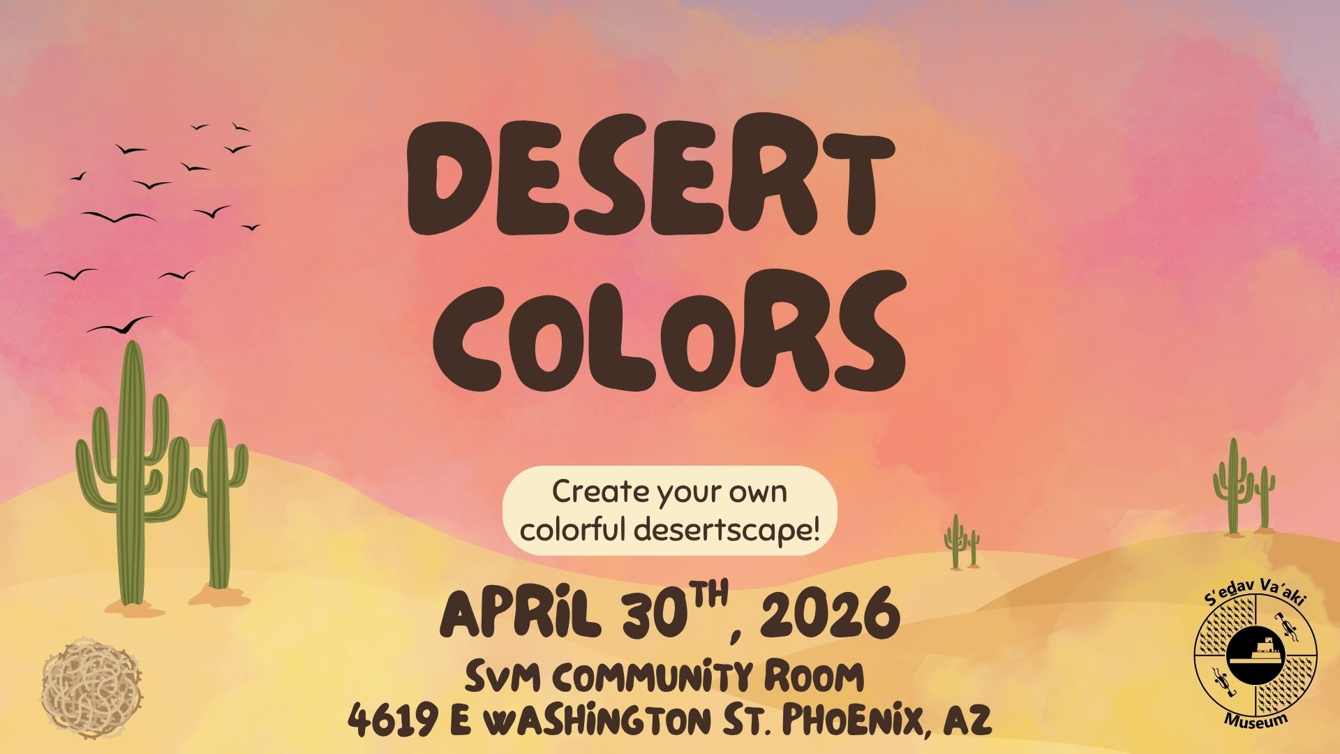 Craft Night: Desert Colors
