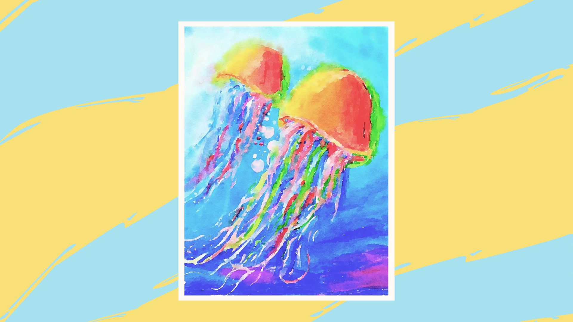 Wine & Watercolor - Jellyfish