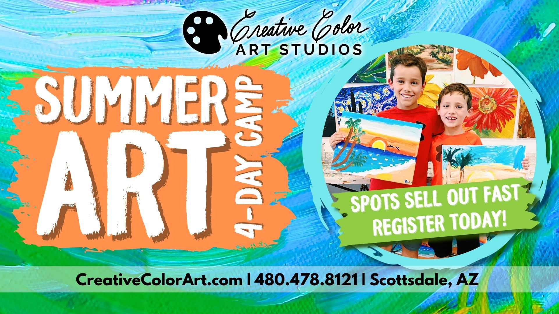 4 Day Fine Art Camp! - Surfs Up, Sand and Sunshine